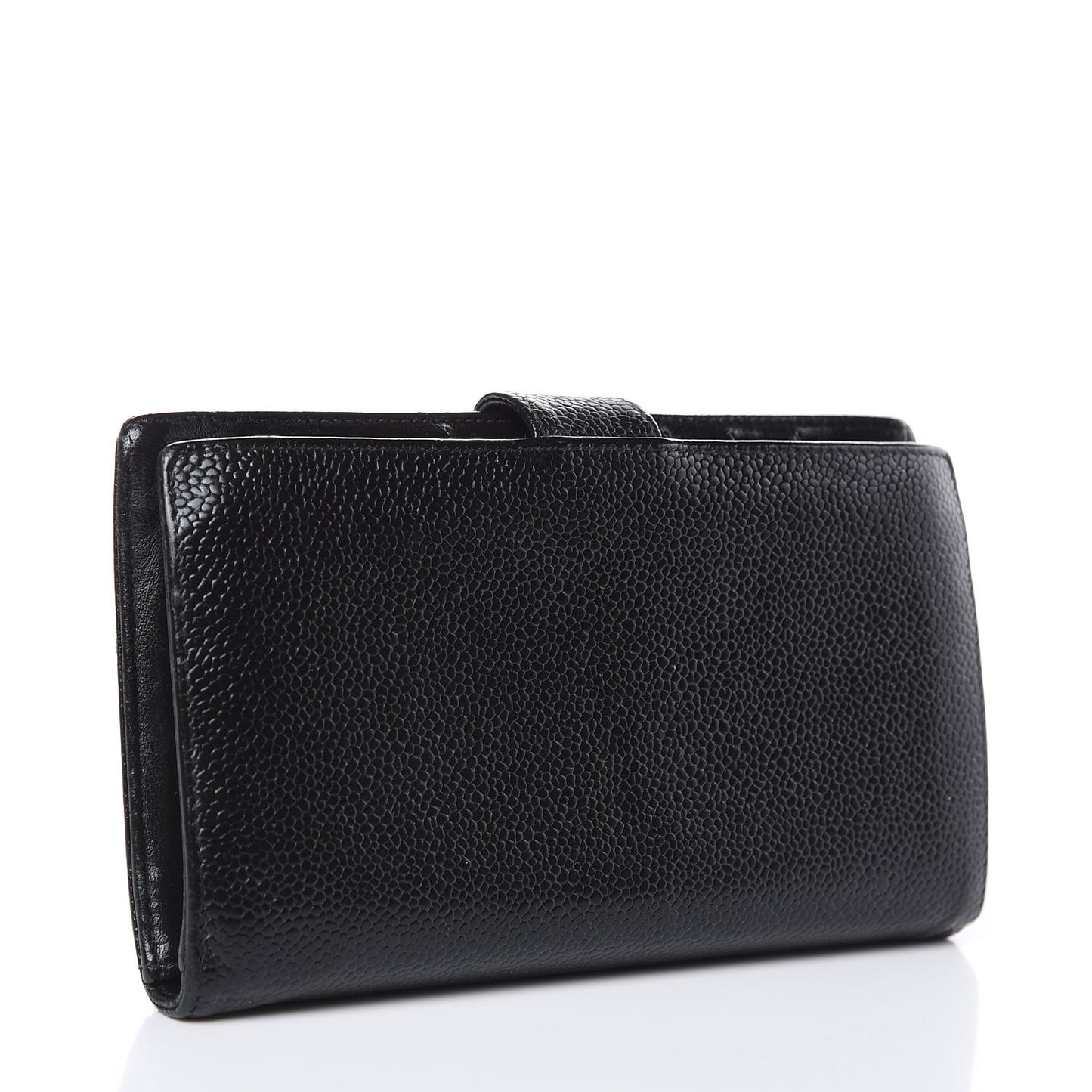 Caviar Timeless CC French Wallet Black