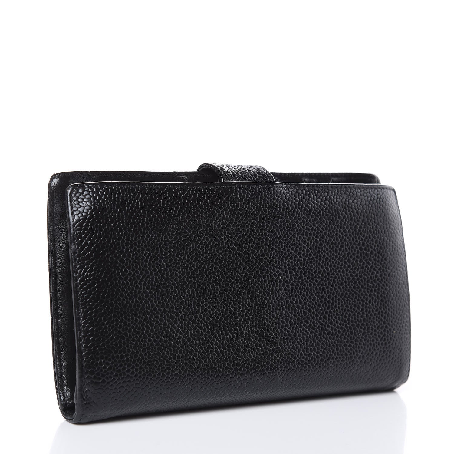 Chanel Caviar Timeless CC French Wallet Black 3 of 12