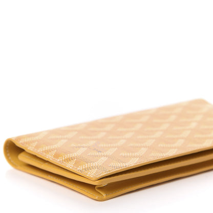 Goyard Goyardine Richelieu Wallet Yellow 7 of 10