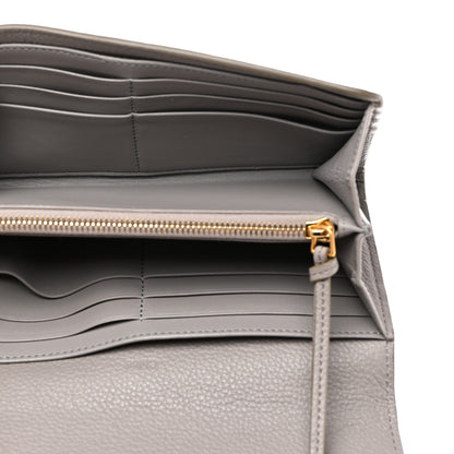 Chloe Calfskin Marcie Continental Flap Wallet Cashmere Grey 6 of 9