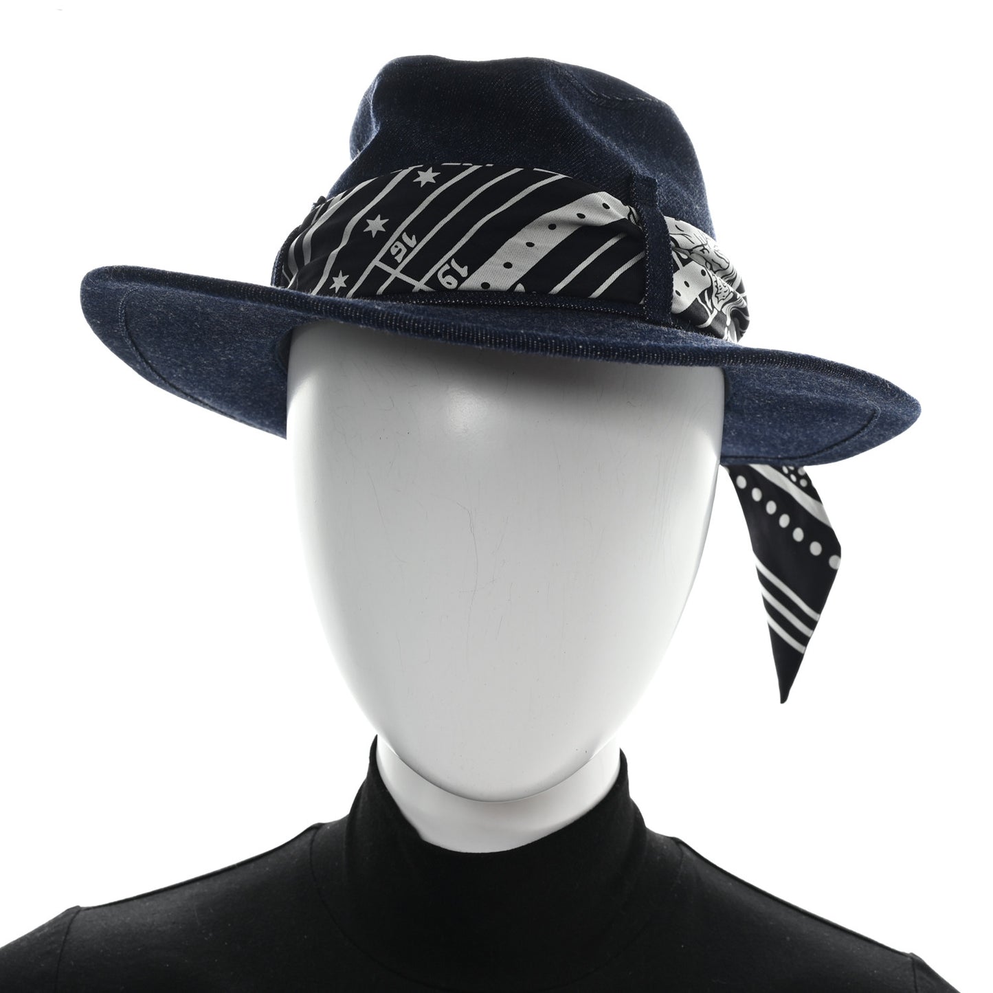 Denim Silky Heloise Hat 58 Indigo
