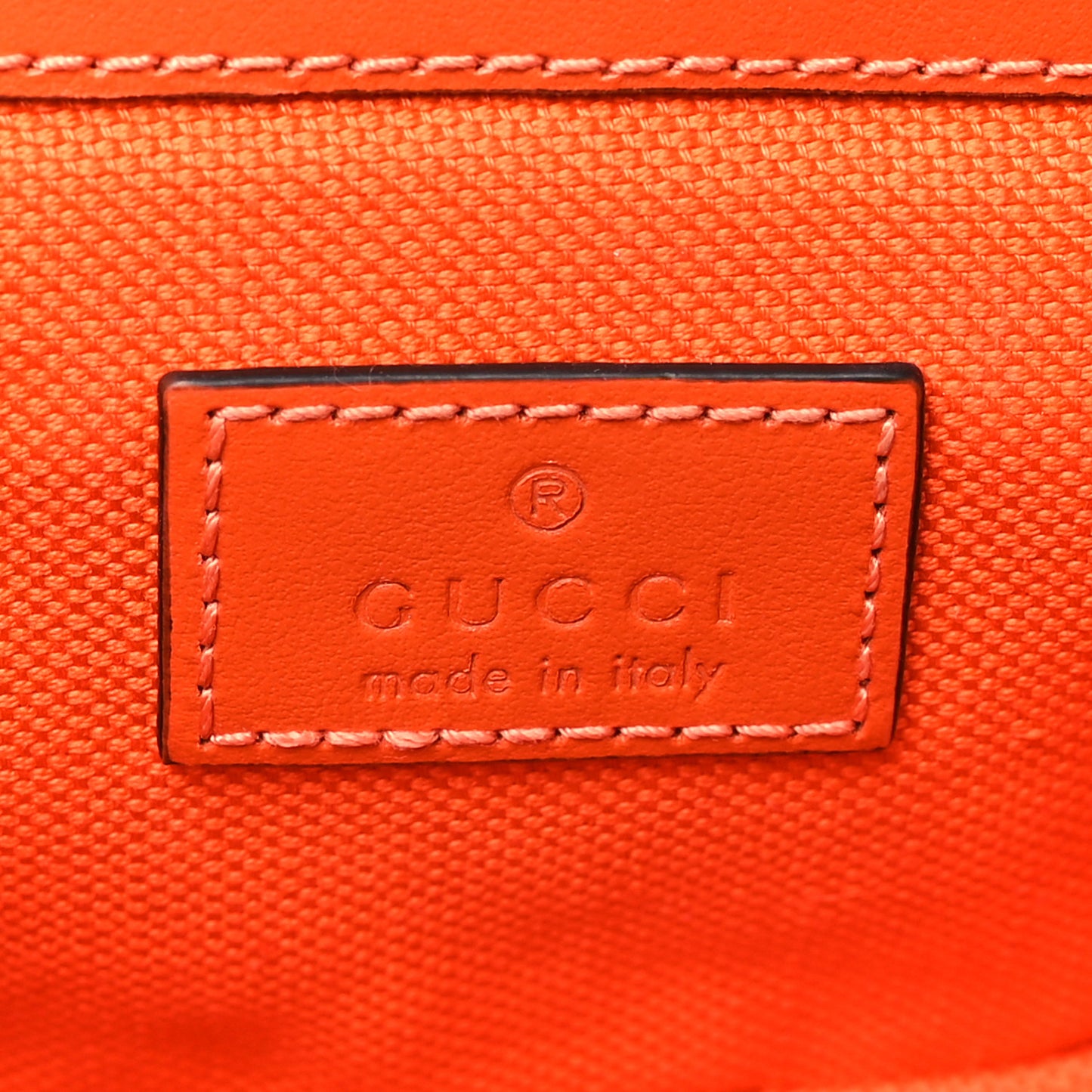 Shearling Matelasse Super Mini GG Marmont Shoulder Bag Orange