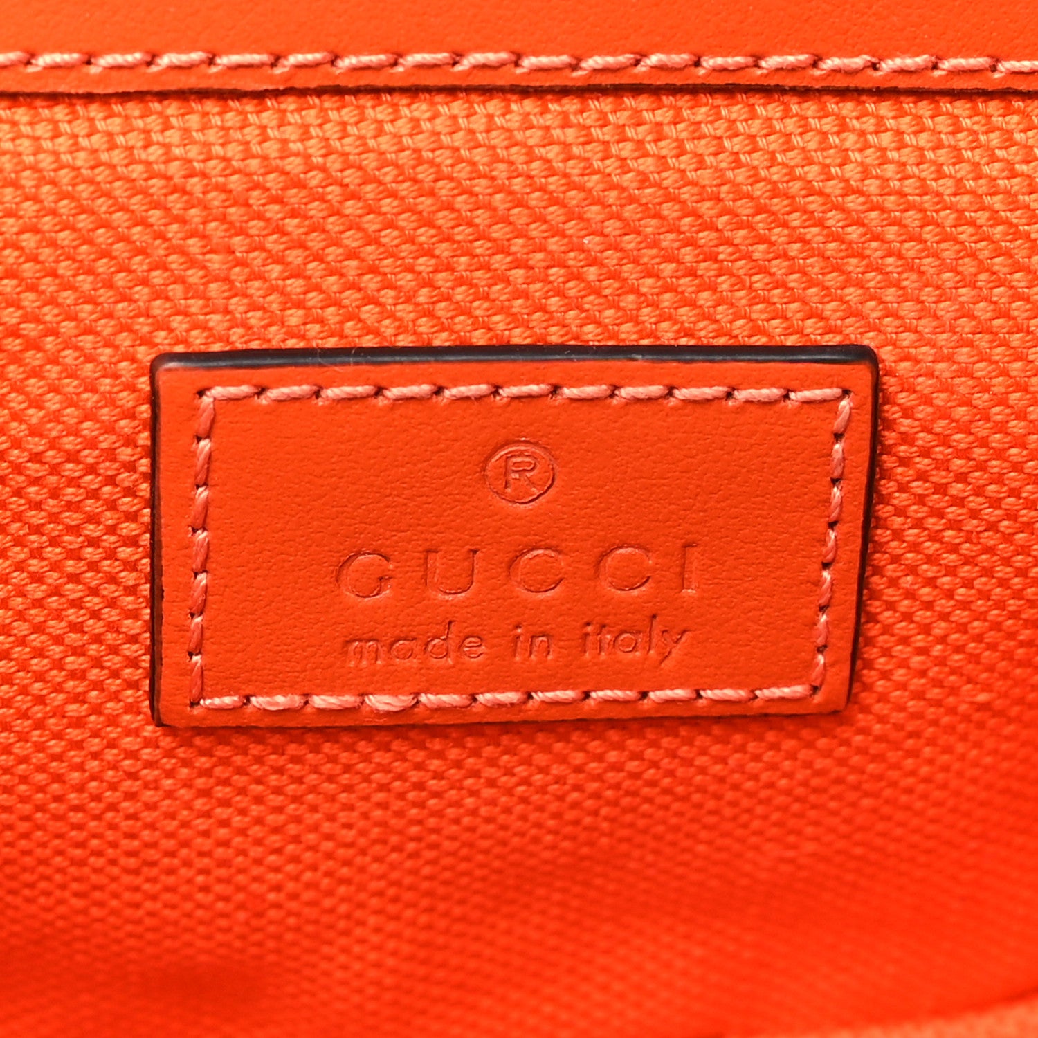 Gucci Shearling Matelasse Super Mini GG Marmont Shoulder Bag Orange 6 of 10