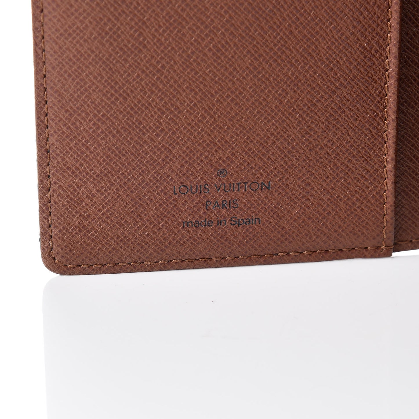 Monogram Checkbook Holder Case Wallet