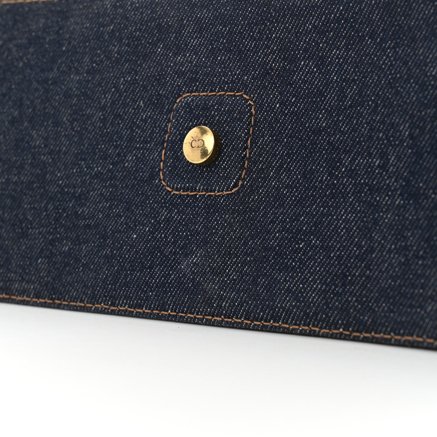Denim Calfskin Street Chic Top Handle Bag Blue Brown