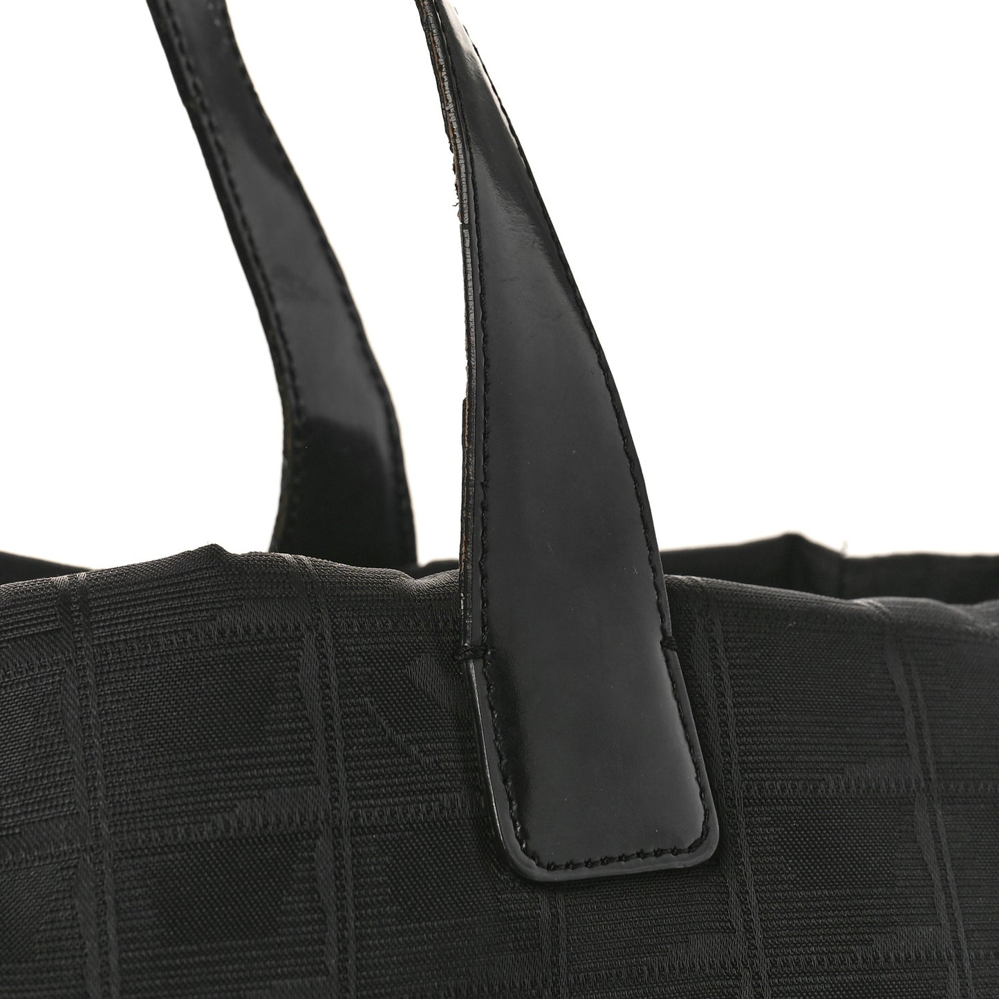 Nylon Medium Travel Tote Black