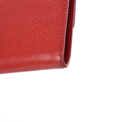 Chanel Caviar Timeless CC Large Flap Wallet Red 12 of 15