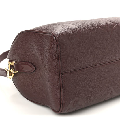 Louis Vuitton Empreinte Monogram Giant Speedy Bandouliere 25 Wine 8 of 9