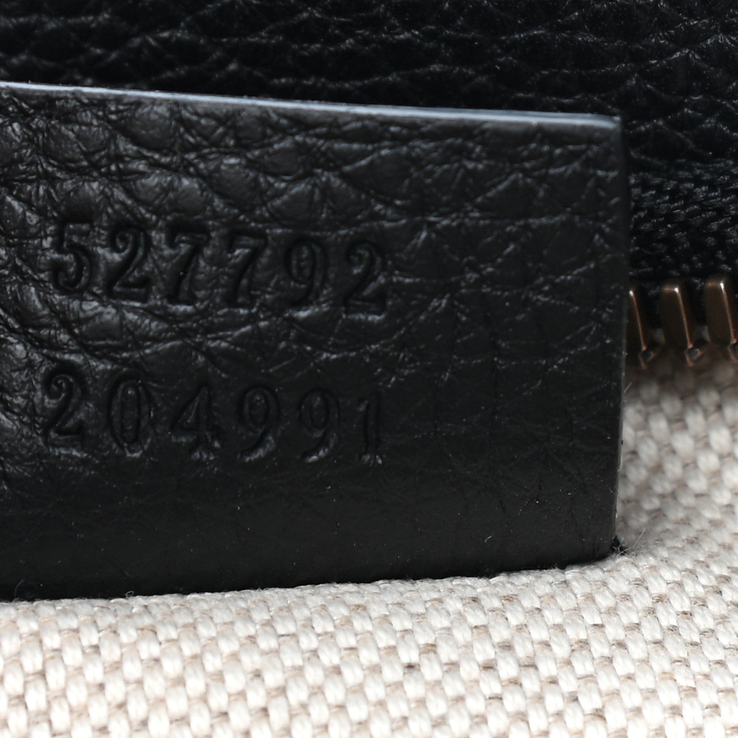 Gucci Grained Calfskin Small Logo Belt Bag Black 6 of 6