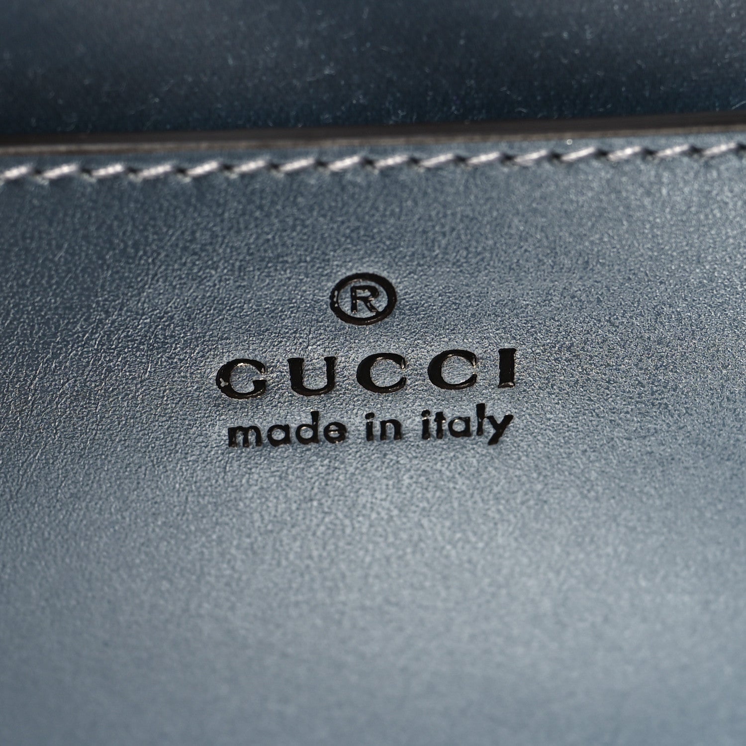 Gucci Iridescent Nappa Chevron Matelasse Small GG Marmont Chain Shoulder Bag Iridescent Snow Light Blue 6 of 10