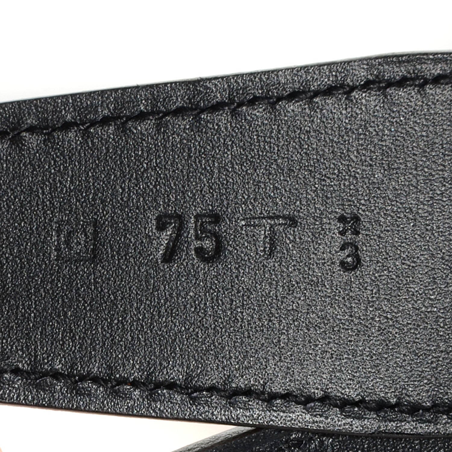 Hermes Natural Barenia Chamonix Constance 32mm H Belt Fauve Noir 75 5 of 8