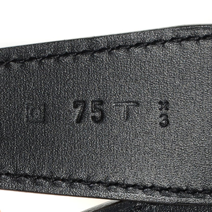 Hermes Natural Barenia Chamonix Constance 32mm H Belt Fauve Noir 75 5 of 8