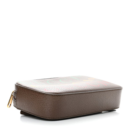 Gucci Textured Dollar Calfskin Gucci 100 Aria Belt Bag 90 36 New Acero Multicolor 4 of 11