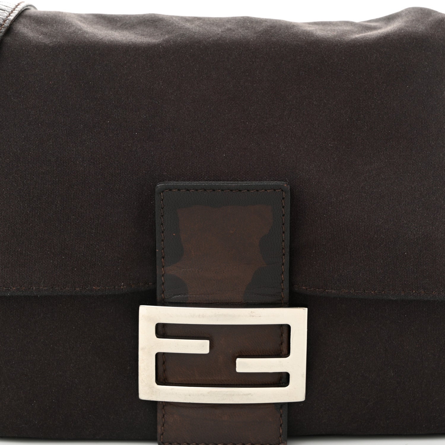 Fendi Nylon Mama Crossbody Brown 8 of 13
