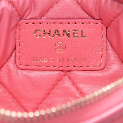 Chanel Lambskin Quilted Small Casino Cosmetic Case Pink 6 of 8