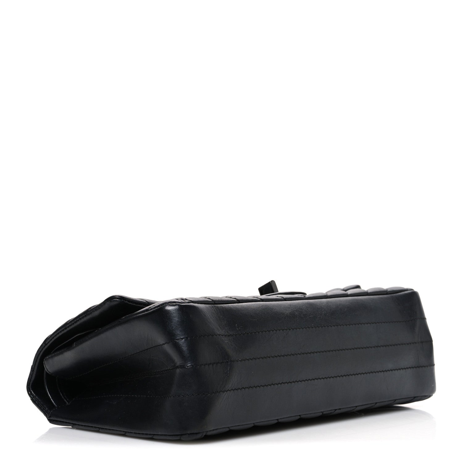 Chanel Aged Calfskin Chevron Quilted 2.55 Reissue 225 Flap So Black 4 of 11