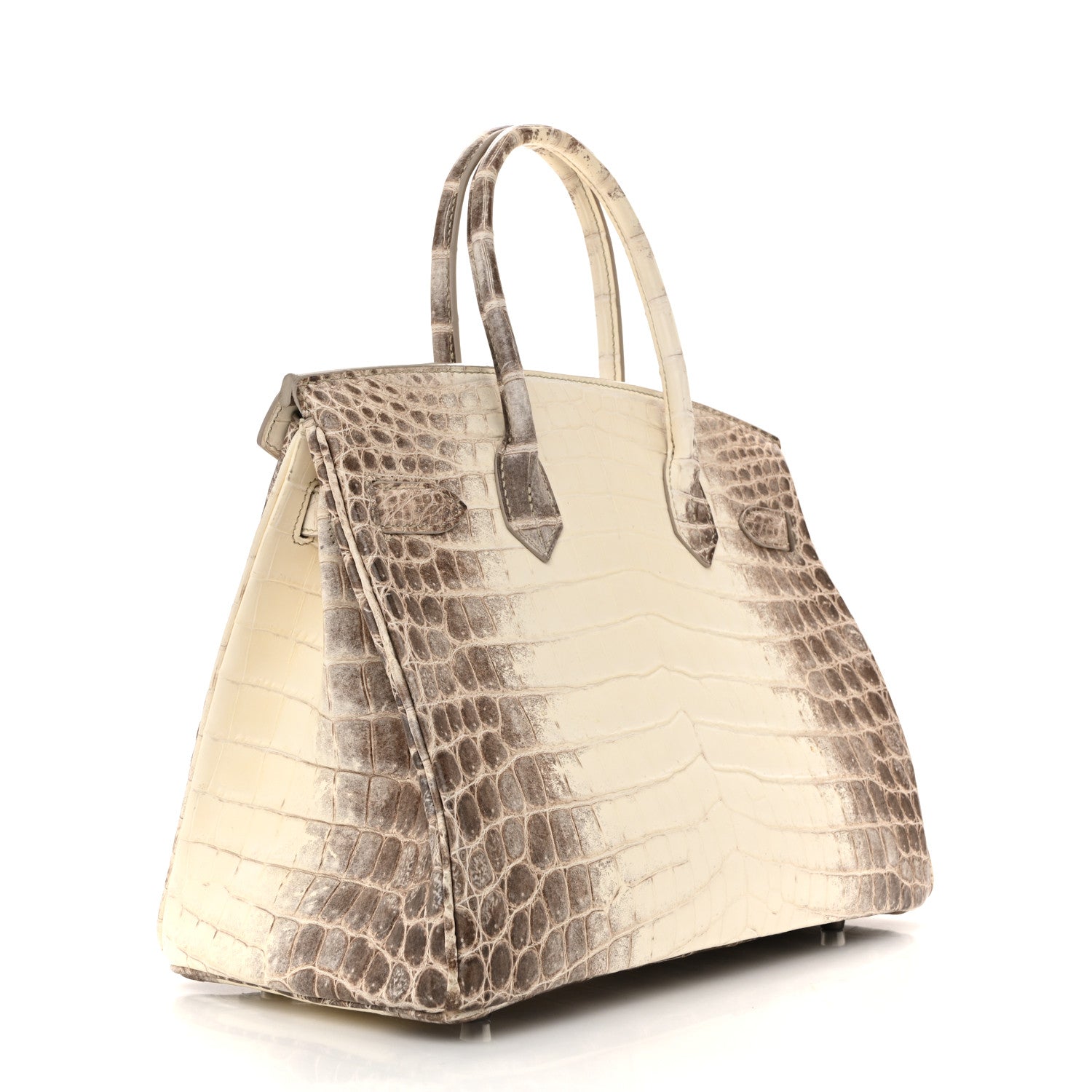 Hermes Matte Niloticus Crocodile Himalaya Birkin 30 Blanc 3 of 15
