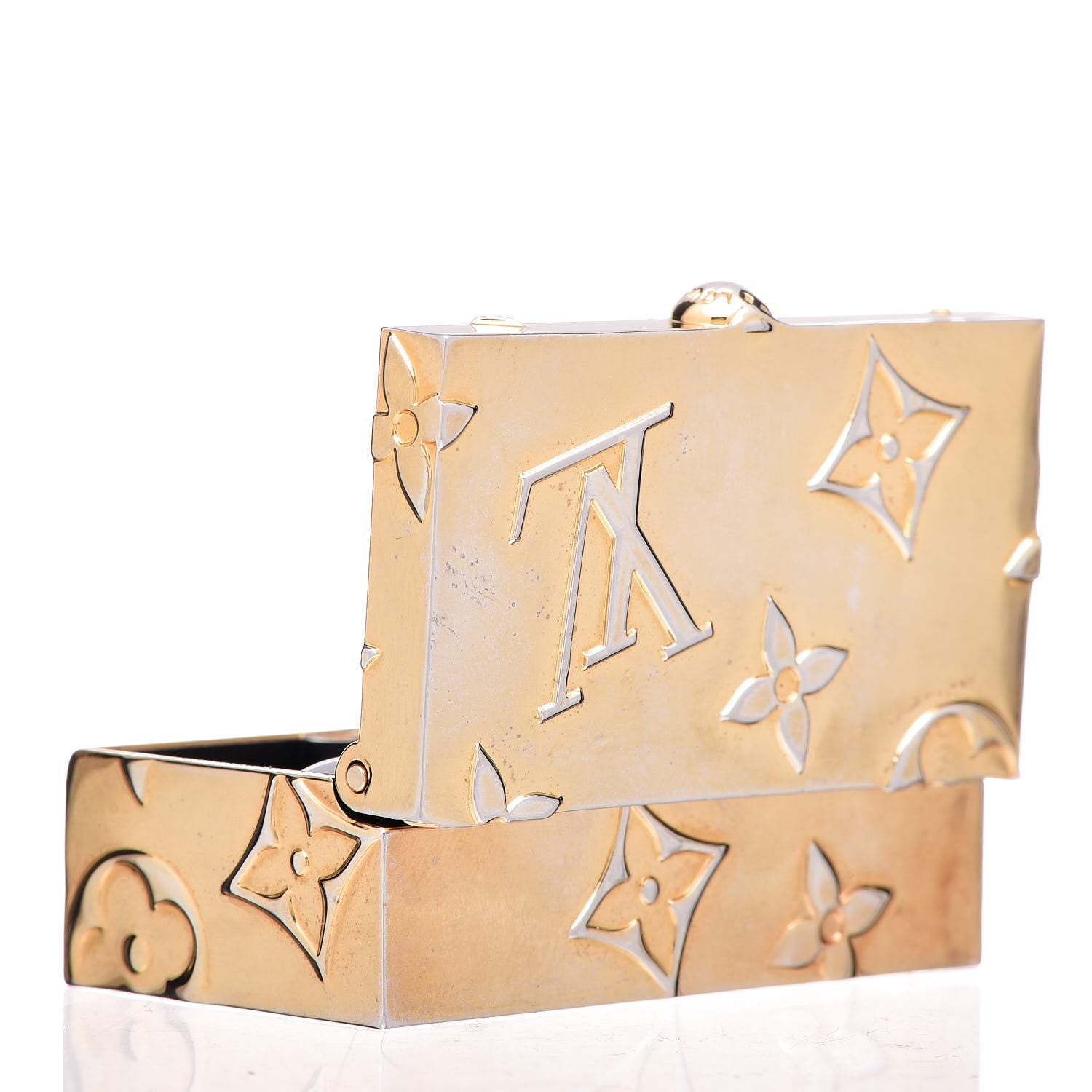 Louis Vuitton Studdy Hoop Earrings MM Gold Pink Silver 9 of 11
