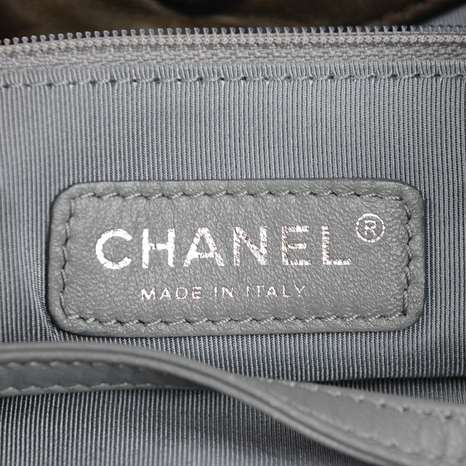 Chanel Calfskin Coco Pleats Hobo Taupe 6 of 7