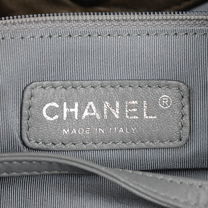Chanel Calfskin Coco Pleats Hobo Taupe 6 of 7