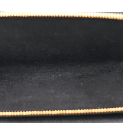 Christian Dior Grained Calfskin Caro Double Pouch Black 6 of 12
