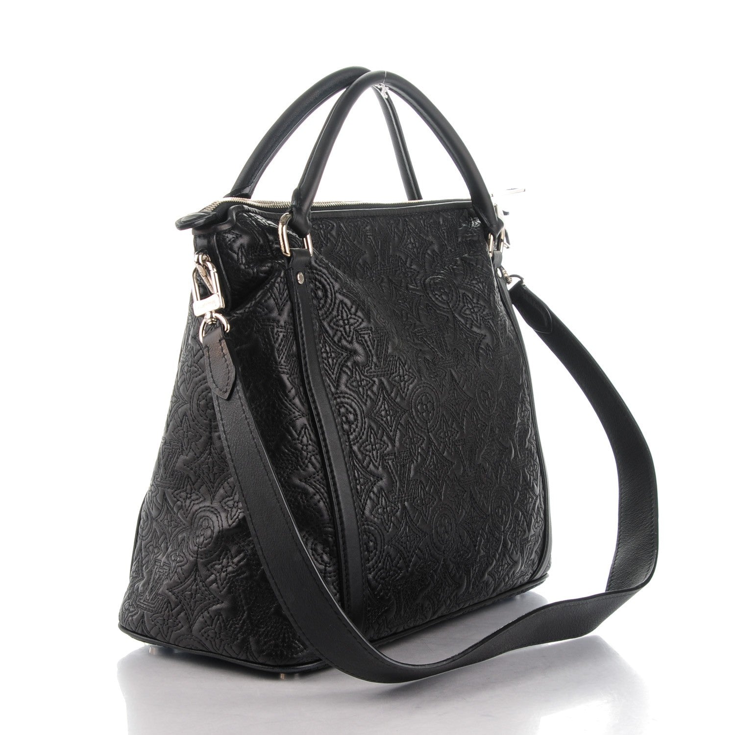 Louis Vuitton Monogram Lambskin Antheia Ixia PM Black 3 of 7