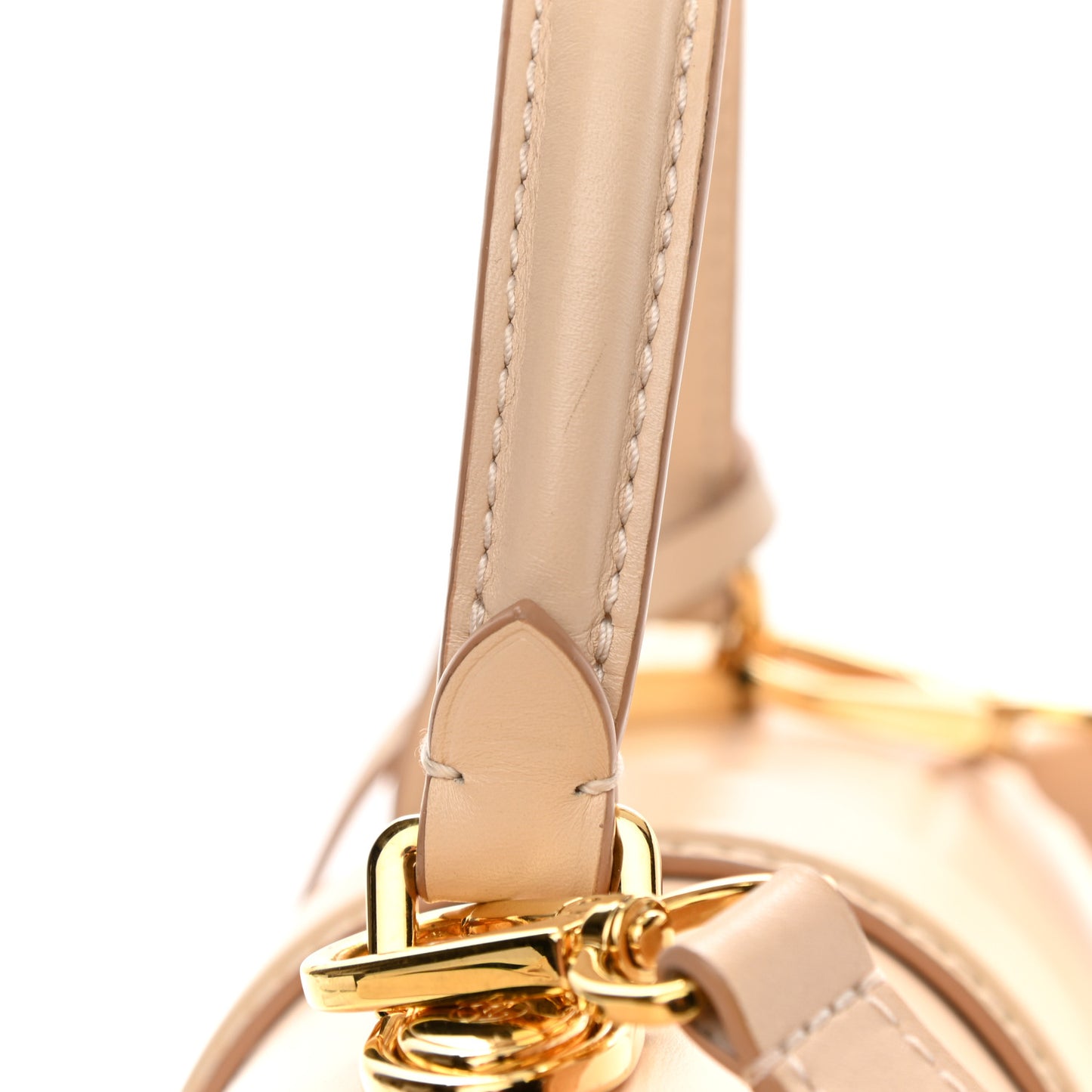Grained Smooth Calfskin Rose Des Vents PM Creme