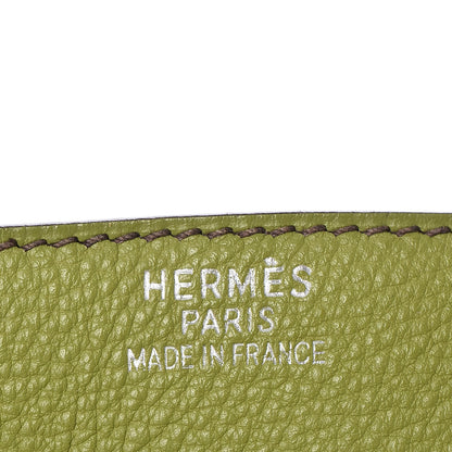 Hermes Taurillon Clemence Birkin 35 Vert Anis 14 of 41