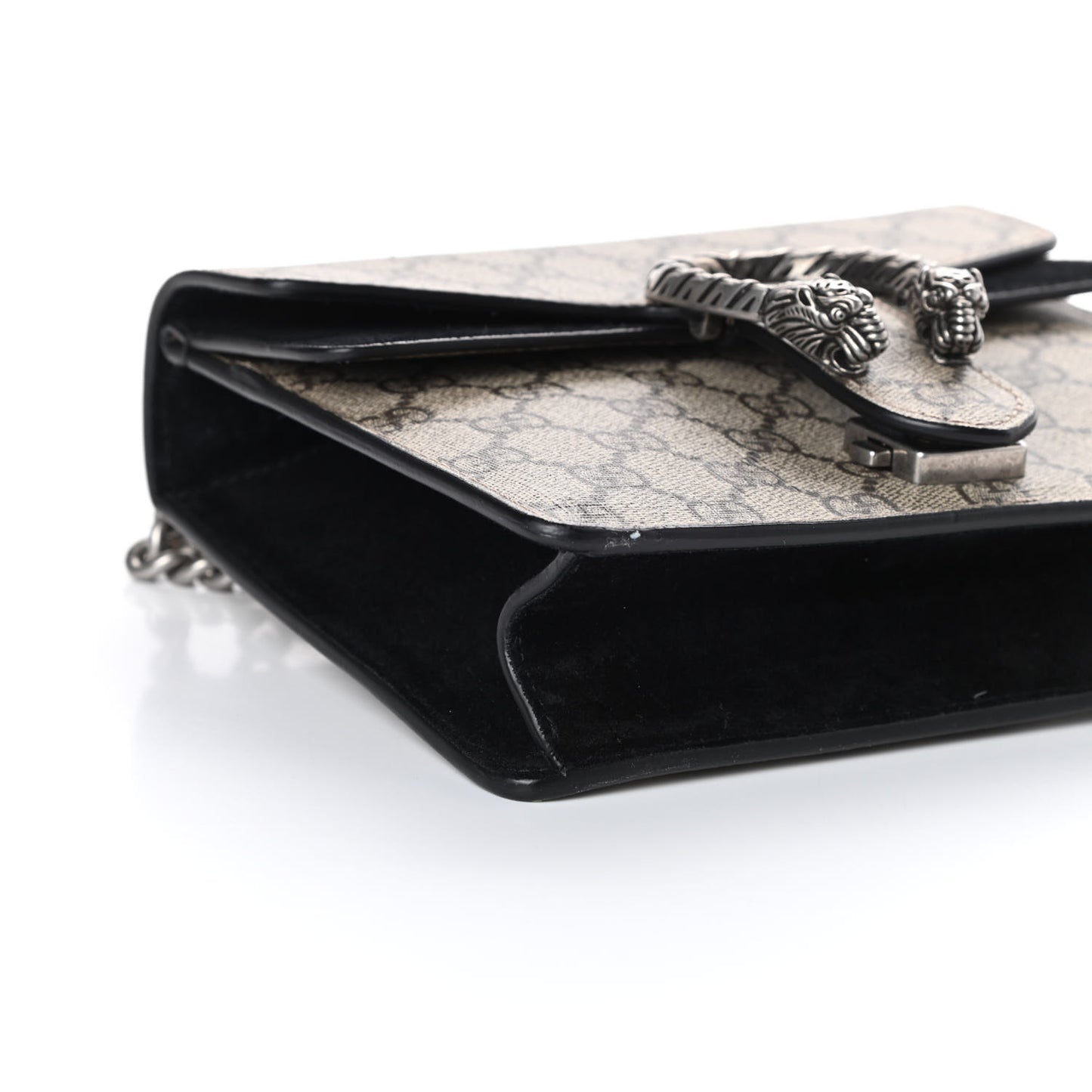 GG Supreme Monogram Mini Dionysus Shoulder Bag Black