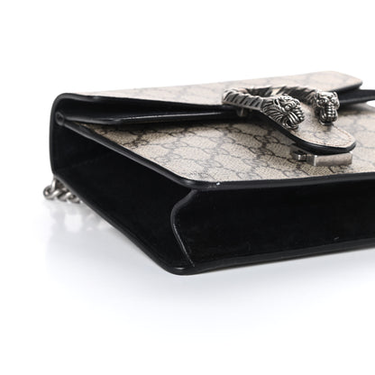 Gucci GG Supreme Monogram Mini Dionysus Shoulder Bag Black 7 of 8