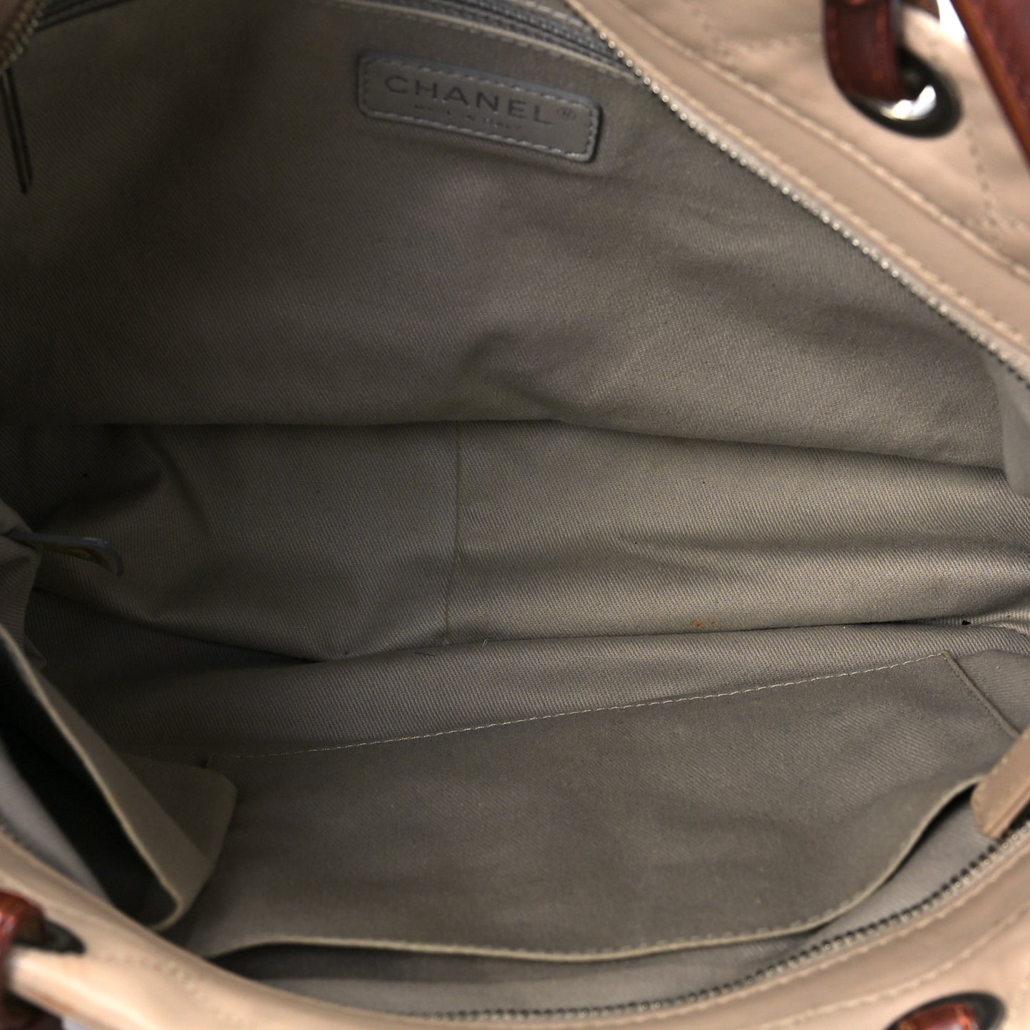 Calfskin Country Chic Hobo Ecru Brown