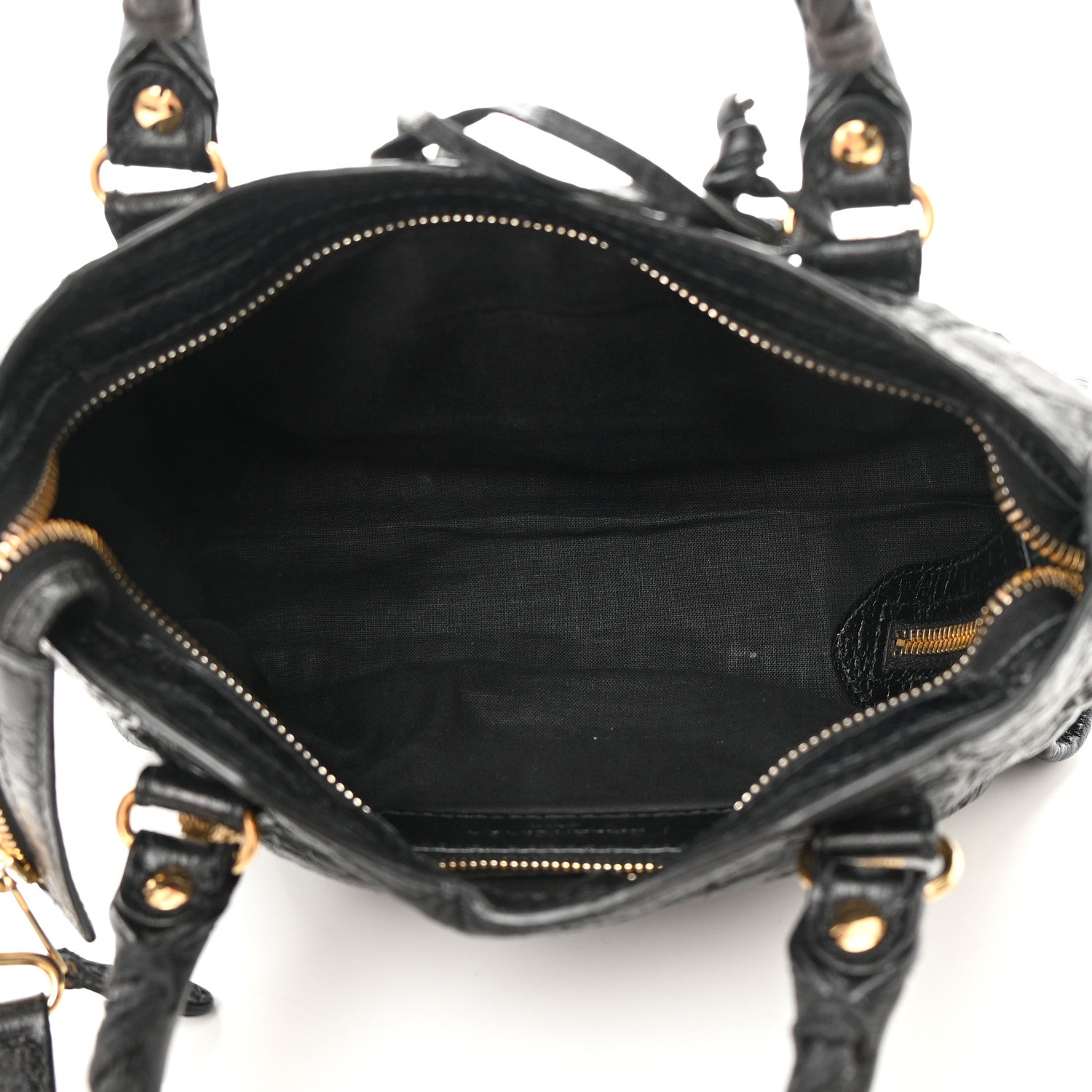Balenciaga Agneau Giant 12 Gold Hardware Mini City Black 5 of 20