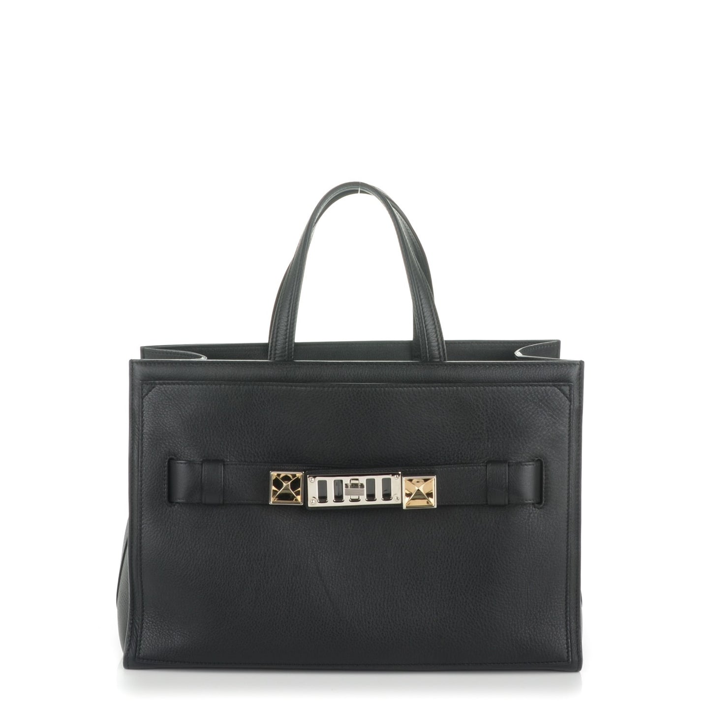 Calfskin Small PS11 Tote Black