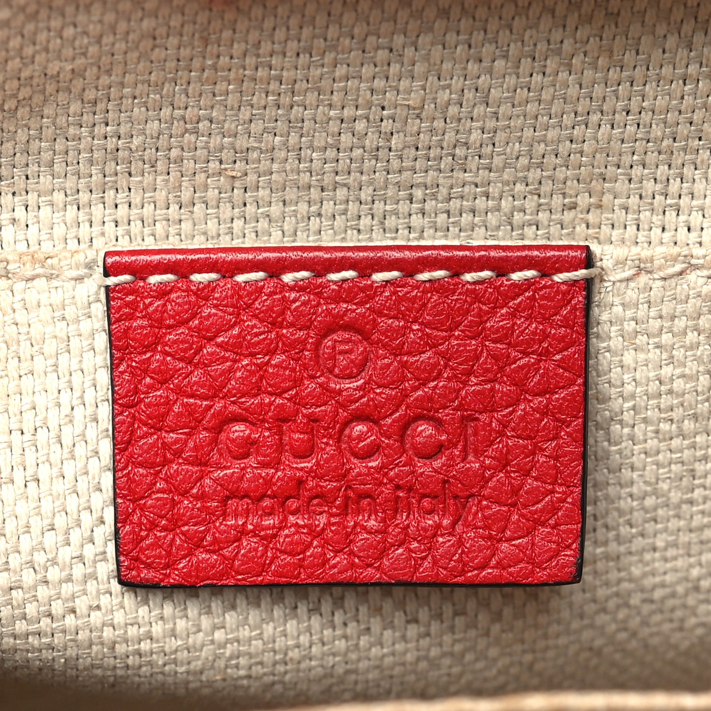 Pebbled Calfskin Small Soho Disco Bag Vibrant Red