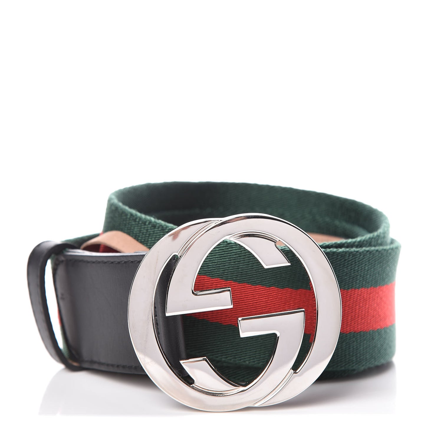 Calfskin Web Interlocking G Belt 110 44 Black