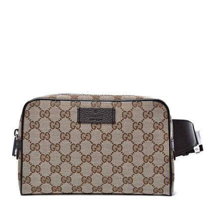 Gucci Monogram Belt Bag Dark Brown 1 of 10