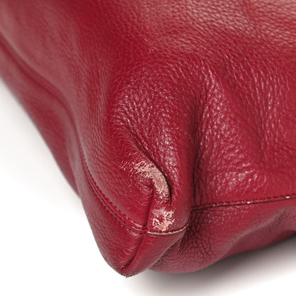 Burberry Prorsum Deerskin Tote Red 12 of 17