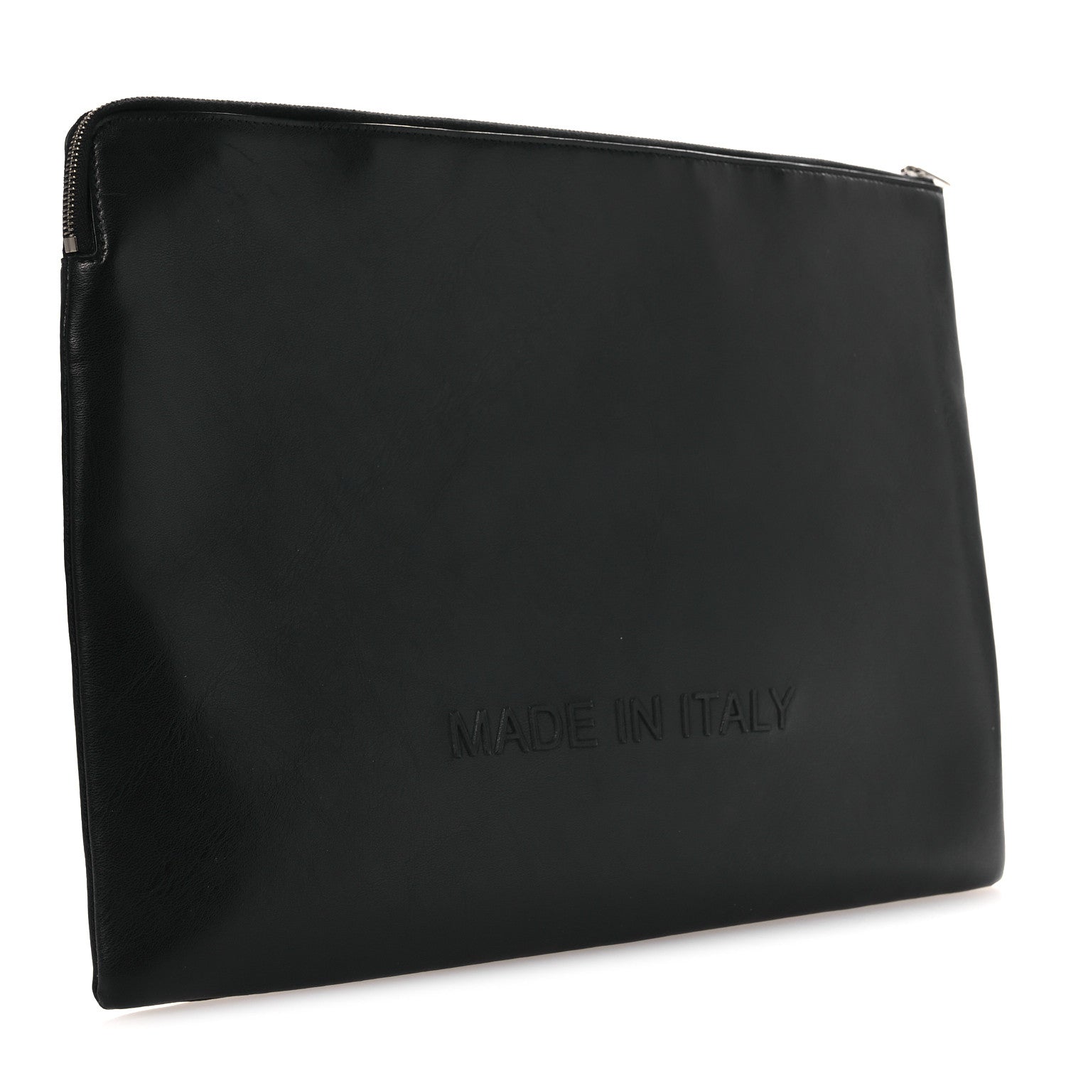 Celine Calfskin Large Made In Clutch Pouch Black 6 of 14
