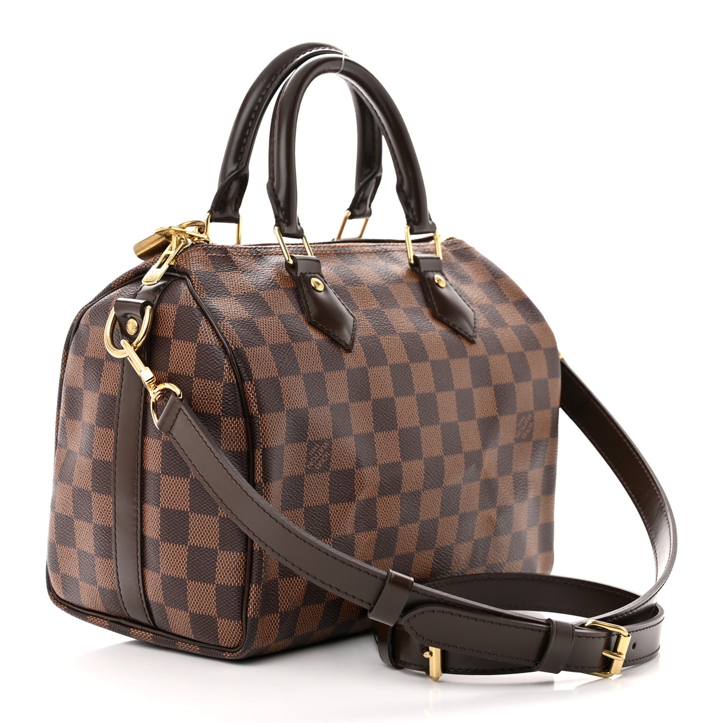 LOUIS VUITTON Damier Ebene Speedy Bandouliere 25