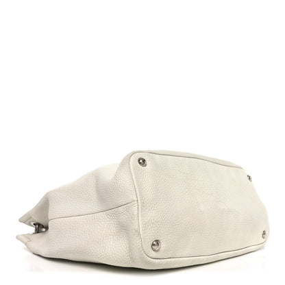 Prada Vitello Daino Hobo Bag White 4 of 9