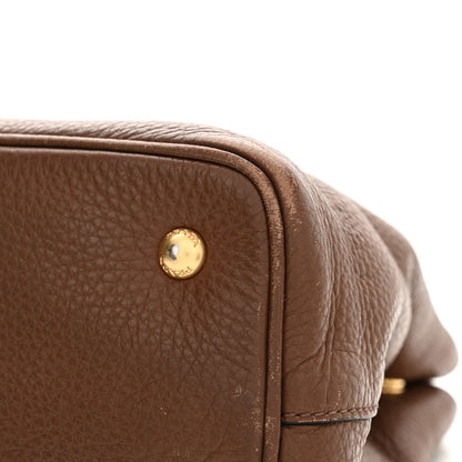 Prada Vitello Daino Shoulder Bag Bruciato 15 of 18