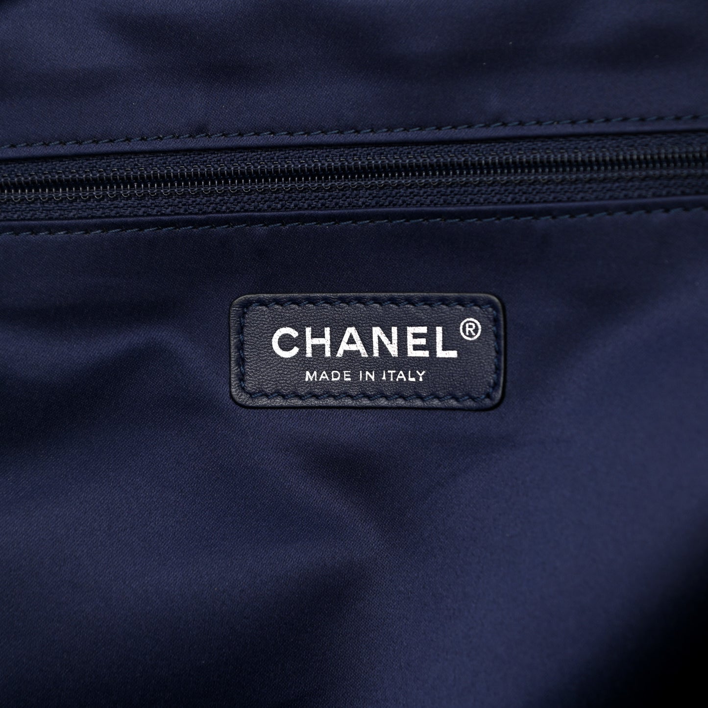 Tweed Nylon Quilted Astronaut Essentials Backpack Navy