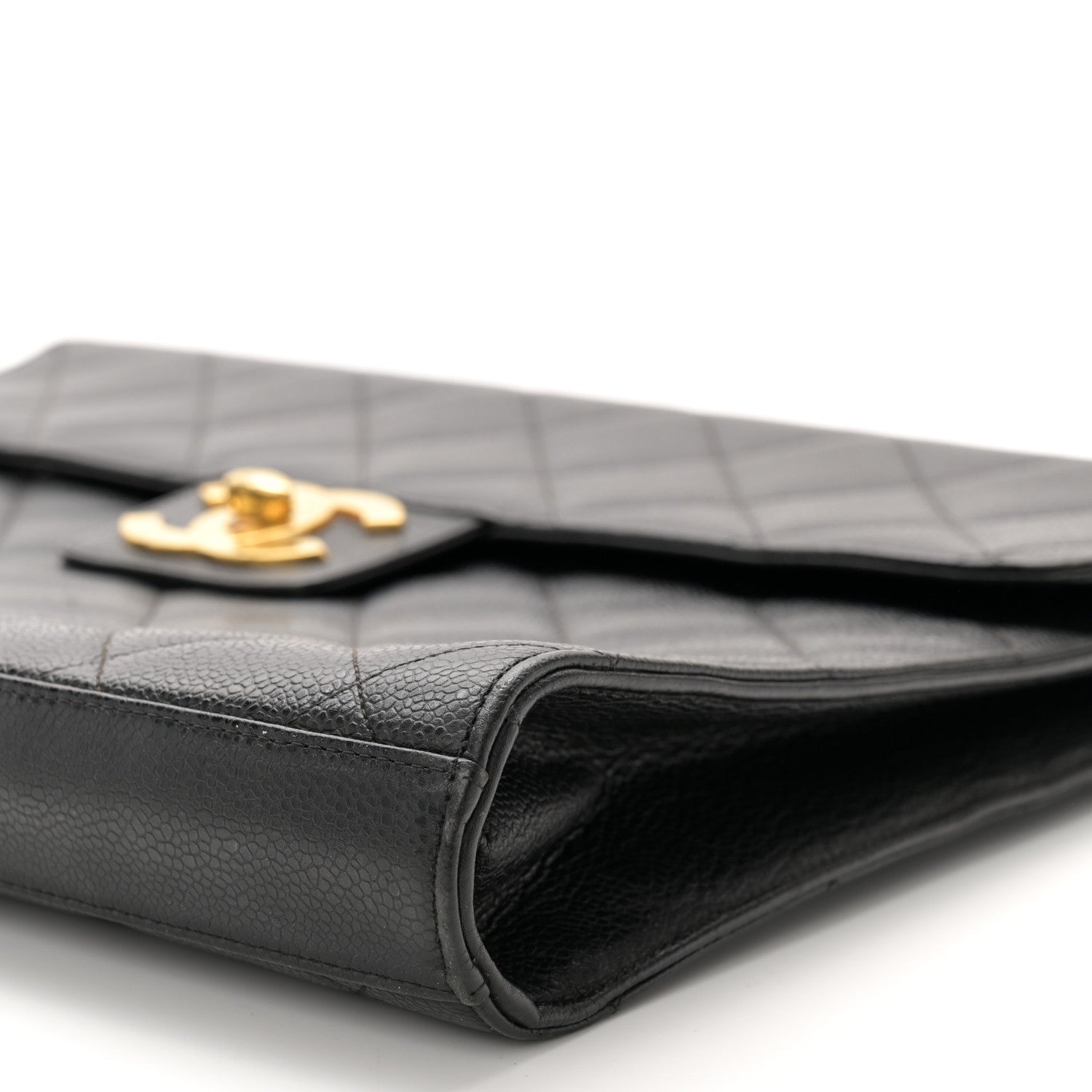 Chanel Caviar Quilted Briefcase Laptop Bag Black 11 of 11