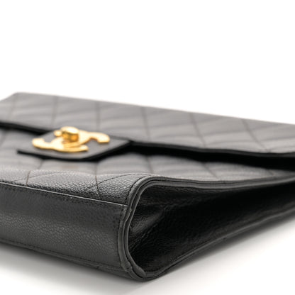 Chanel Caviar Quilted Briefcase Laptop Bag Black 11 of 11