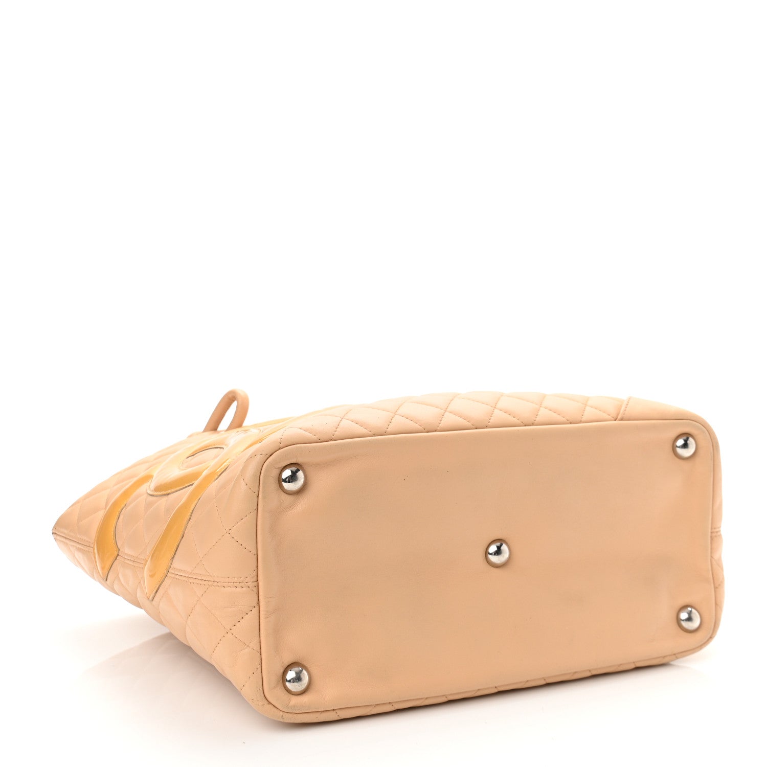 Chanel Calfskin Quilted Large Cambon Tote Beige 3 of 11