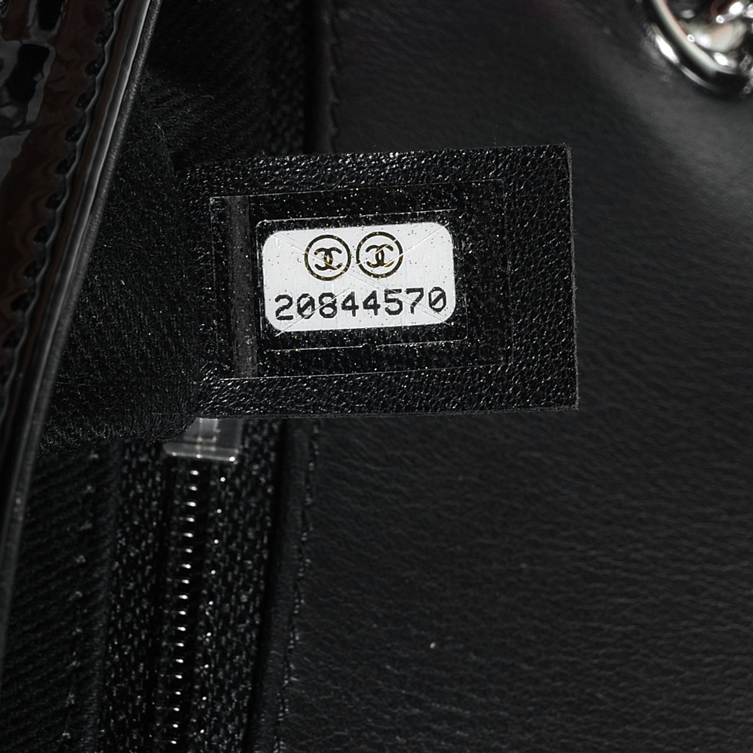 Chanel Patent Quilted Small Coco Shine Flap Black 8 of 9