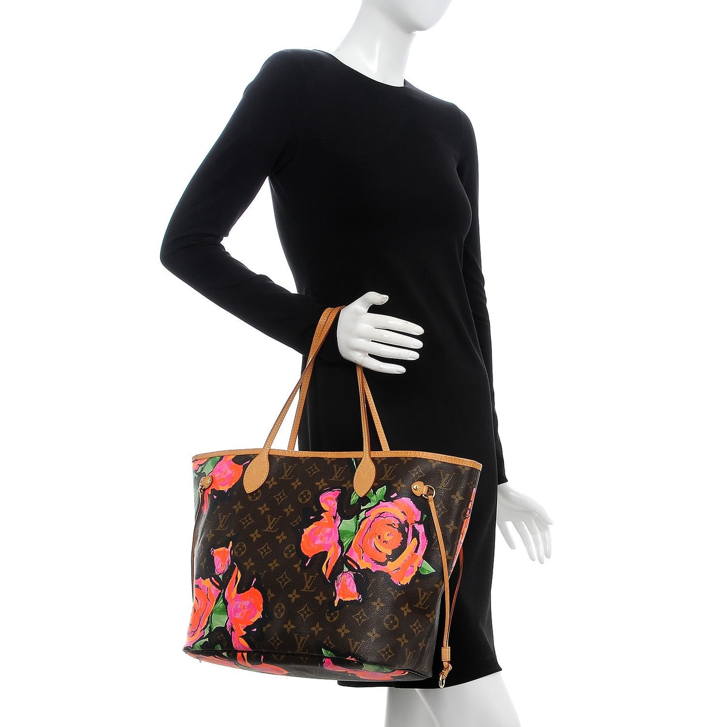 Monogram Roses Neverfull MM