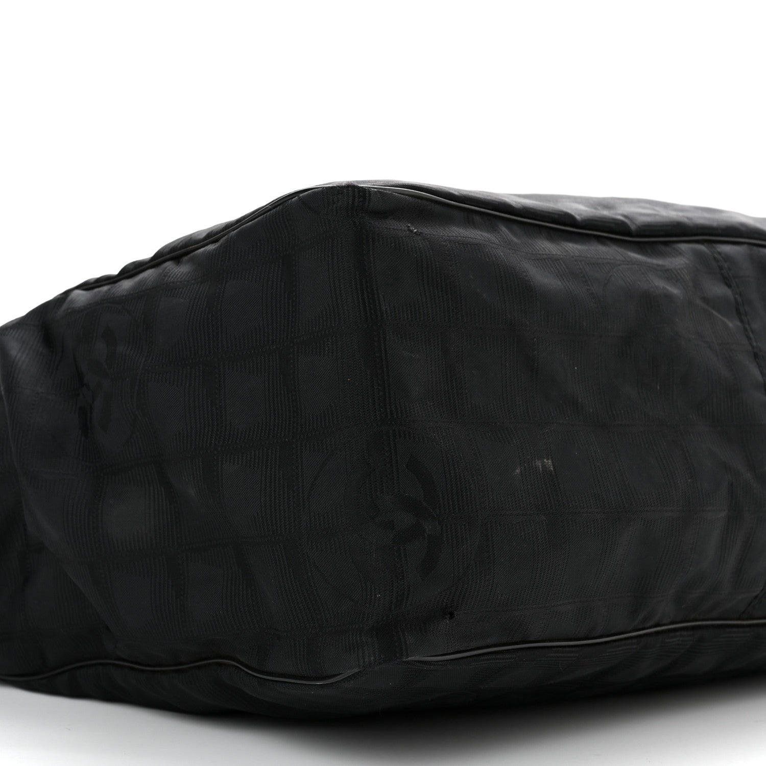 Chanel Nylon Large Travel Tote Black 9 of 11