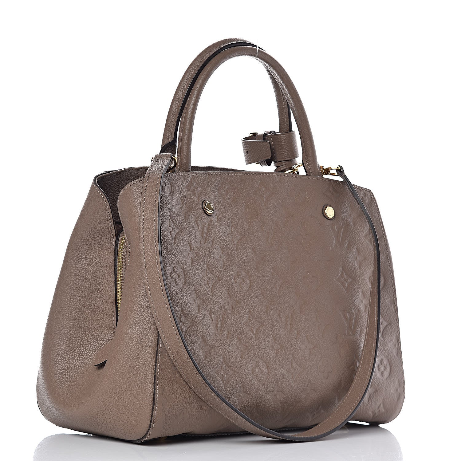 Louis Vuitton Empreinte Montaigne MM Taupe Glace 3 of 9