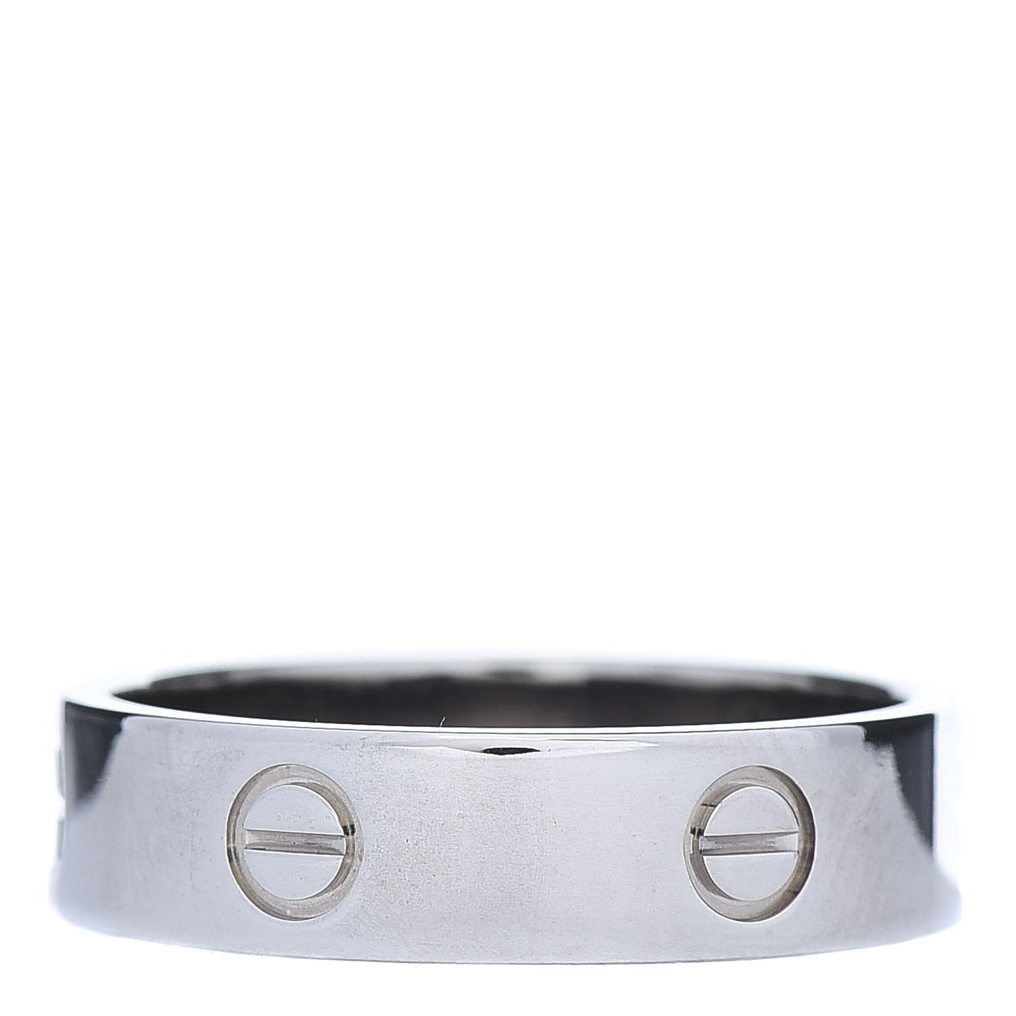 18K White Gold 5.5mm LOVE Ring 65 11.25